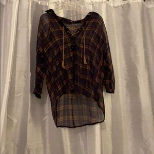 Sheer flannel